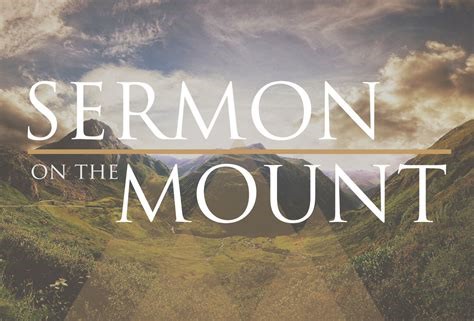 sermon on the mount